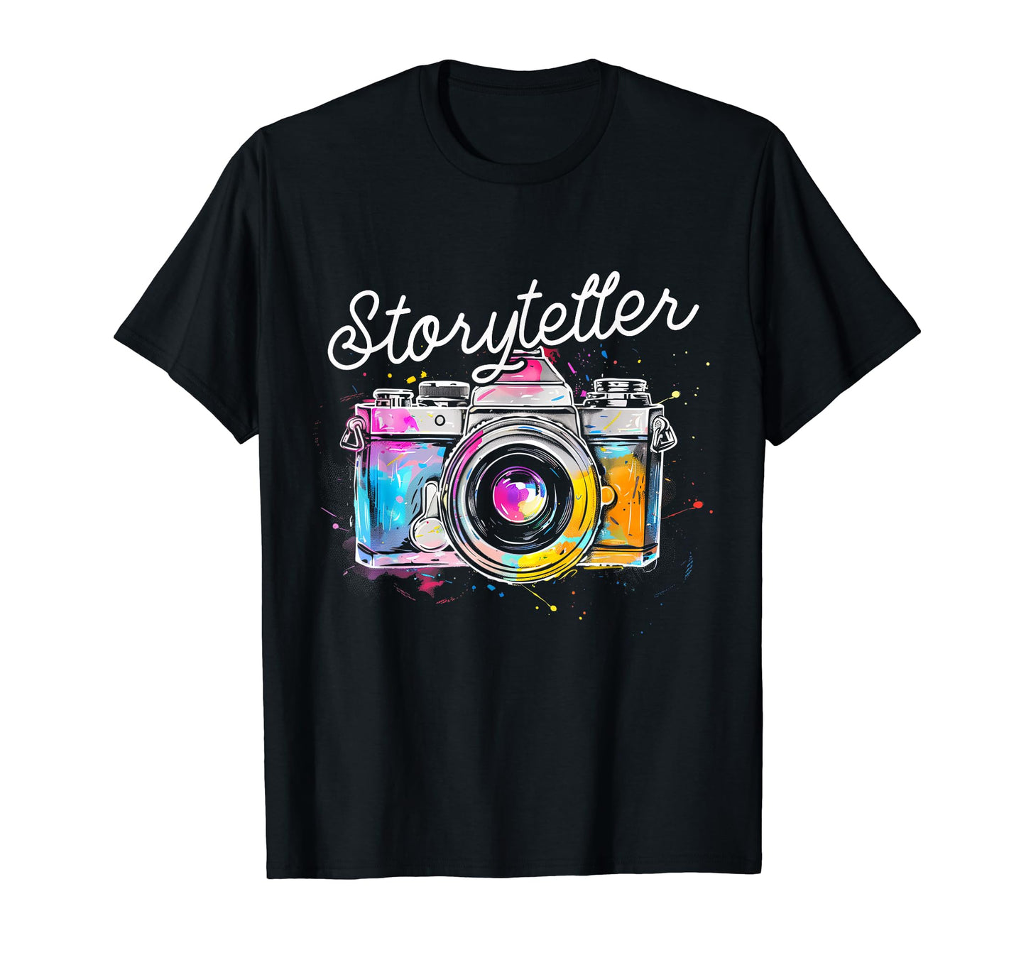 Photographer Storyteller Camera T-Shirt - Streetwear Style Unisex - T-Shirt, Sweatshirt, Hoodie