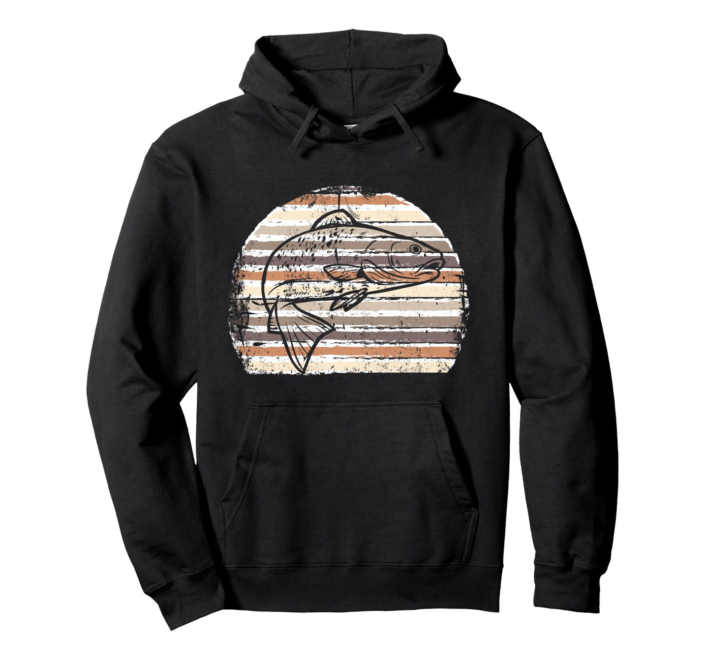 Rainbow Trout Fishing Fisherman Hoodie - Fun Novelty Design for Adults - T-Shirt, Sweatshirt, Hoodie