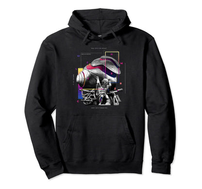 Creative Modern Art Strong Greek Hoodie - Novelty Apparel for Adults - T-Shirt, Sweatshirt, Hoodie