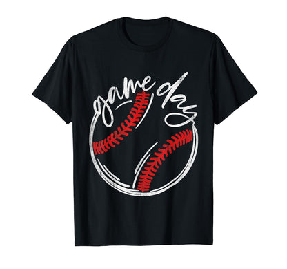 Game Day Baseball Baseball Life T-Shirt - Casual Everyday Wear Unisex - T-Shirt, Sweatshirt, Hoodie