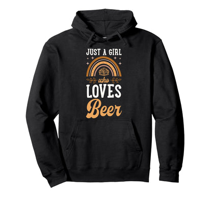 Just Who Loves Beer Bohemian Rainbow Boho Hoodie - Trendy Graphic Men Women - T-Shirt, Sweatshirt, Hoodie
