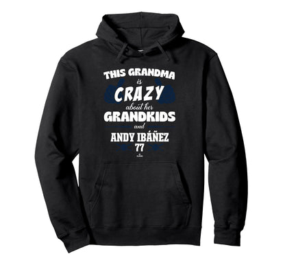 Grandma Crazy Andy Ib Ez Detroit Hoodie - Minimalist Print Men Women - T-Shirt, Sweatshirt, Hoodie