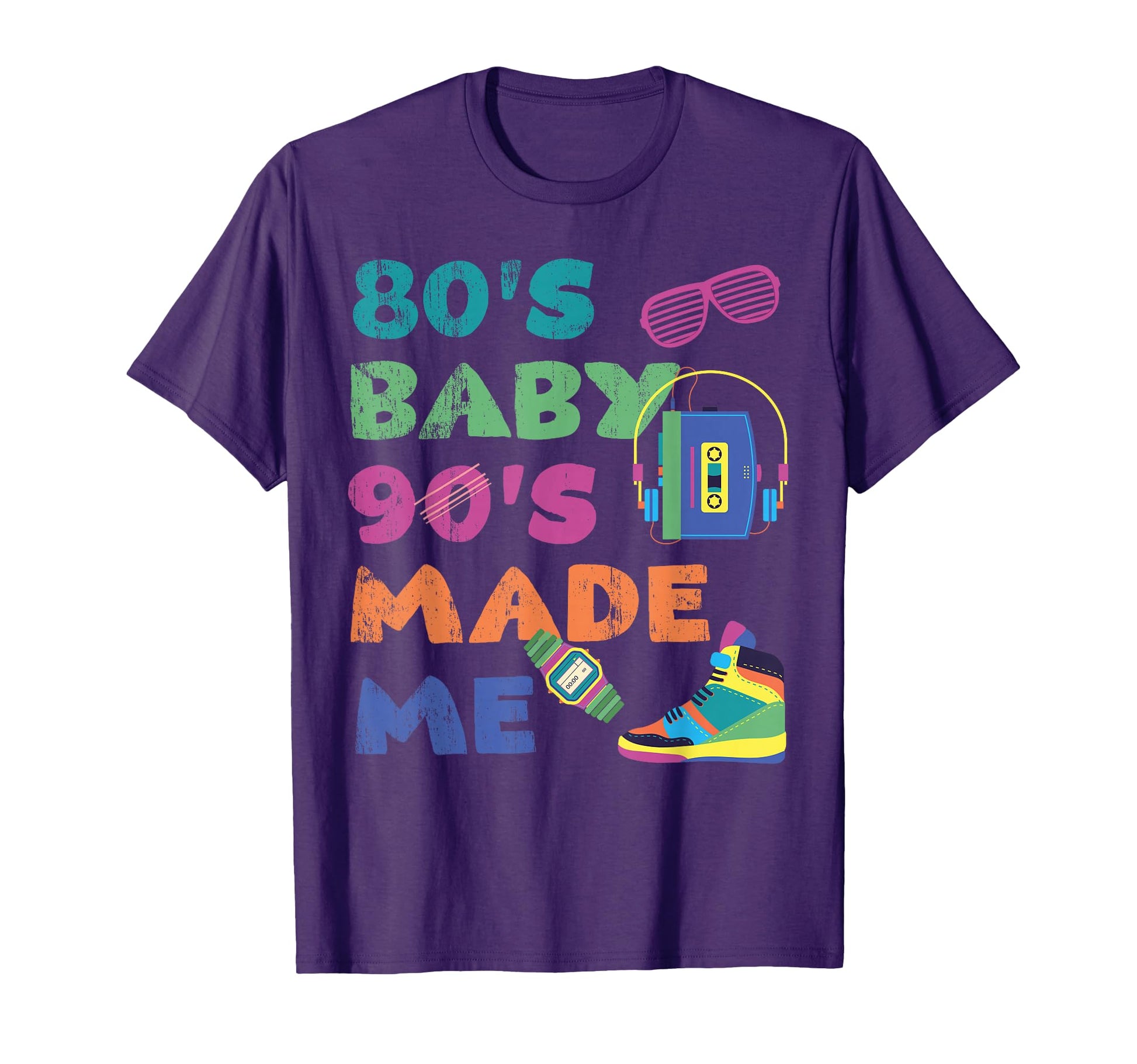 1980S 80S 1990S 90S Made Me Nostalgia T-Shirt - Aesthetic Graphic Men Women - T-Shirt, Sweatshirt, Hoodie