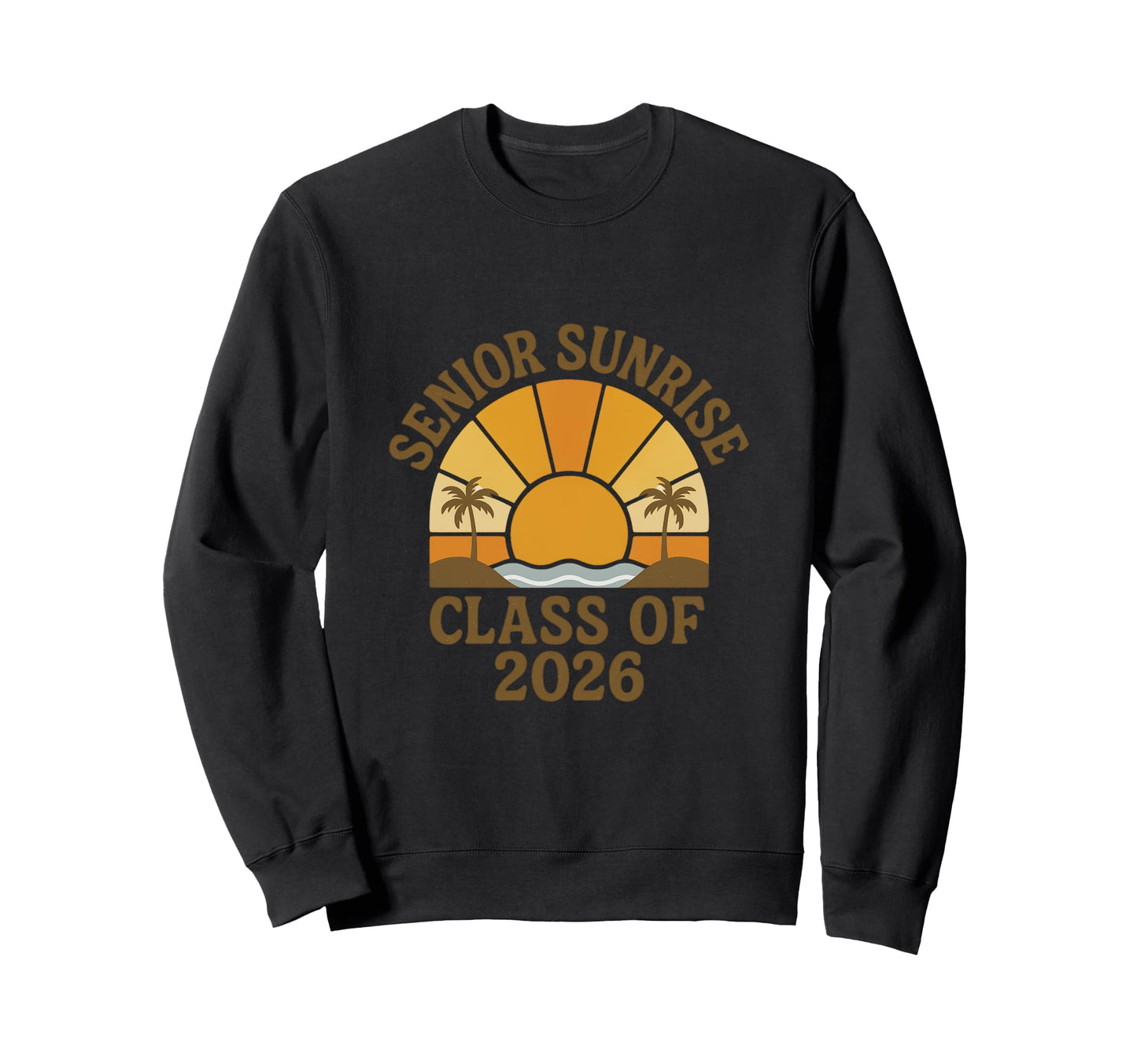 Senior Sunrise Class 2026 Boho Sweatshirt - Unique Graphic Men Women - T-Shirt, Sweatshirt, Hoodie