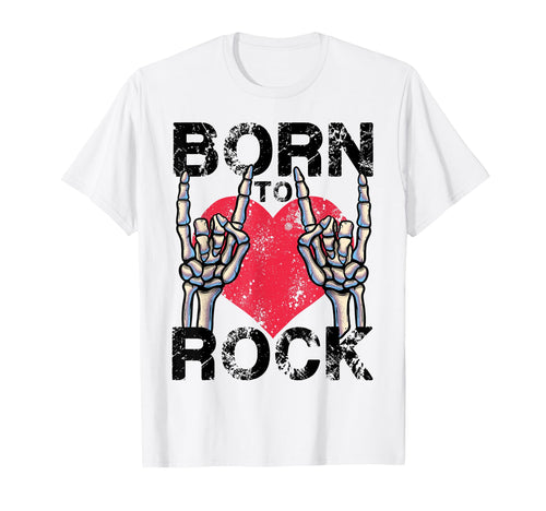 Born To Rock Lets Rock Rock Roll Rock T-Shirt - Novelty Apparel Men Women - T-Shirt, Sweatshirt, Hoodie
