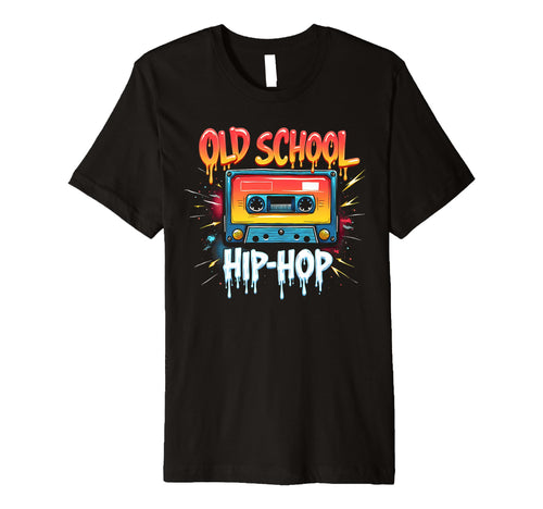 Nostalgic Old School Hiphop Cassette T-Shirt - Streetwear Style for Adults - T-Shirt, Sweatshirt, Hoodie