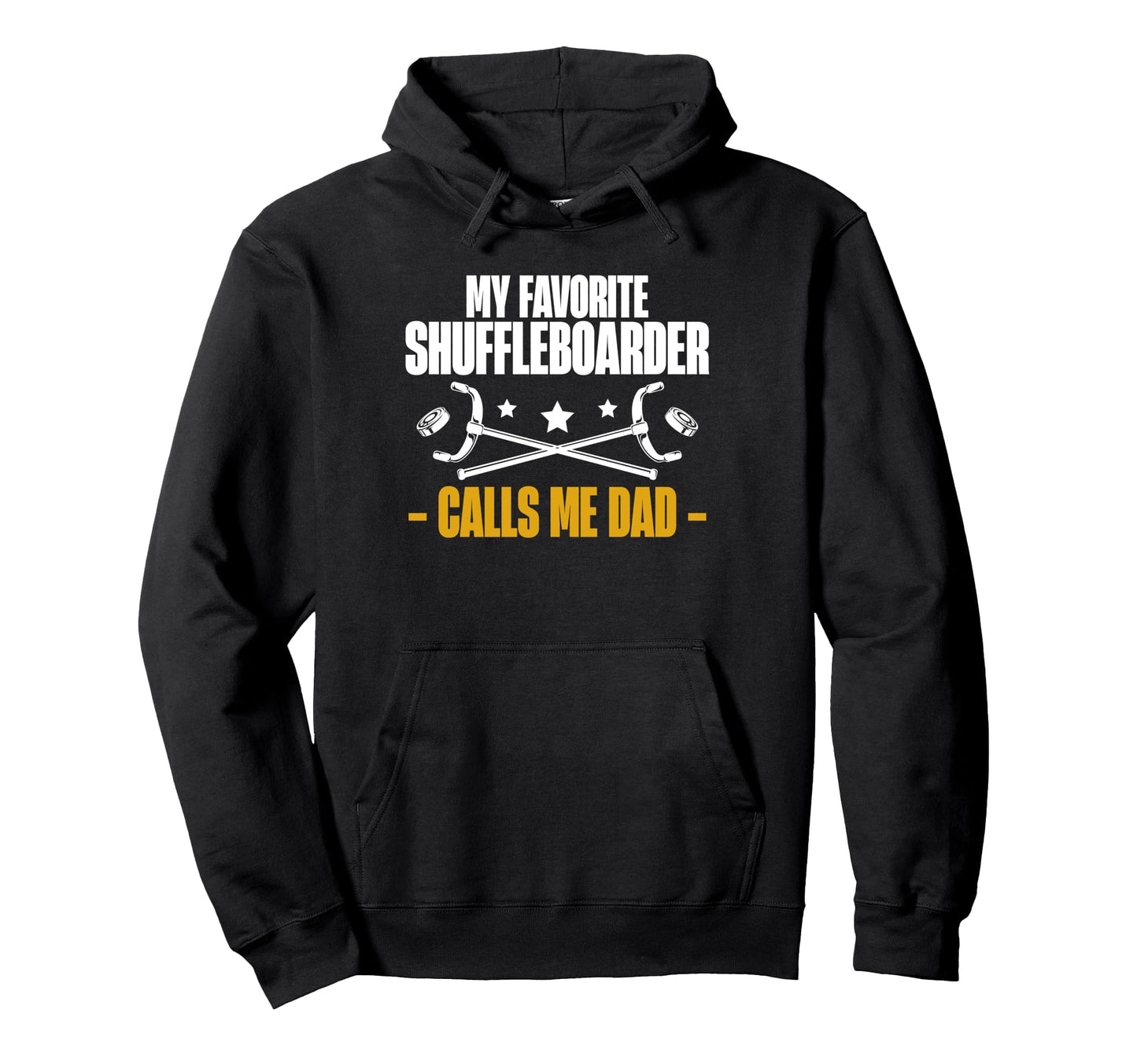 My Favorite Shuffleboarder Calls Me Hoodie - Minimalist Print for Adults - T-Shirt, Sweatshirt, Hoodie
