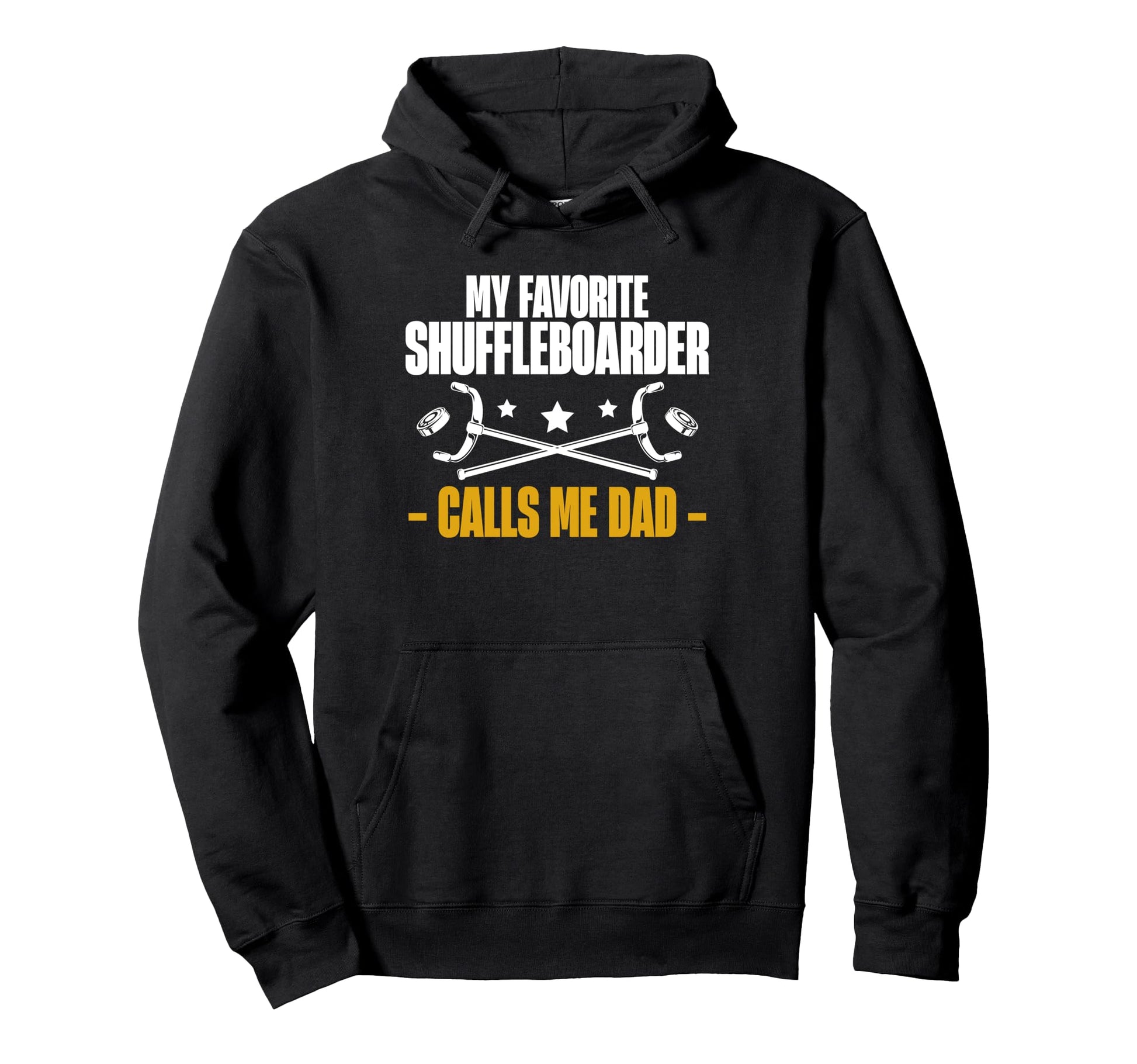 My Favorite Shuffleboarder Calls Me Hoodie - Minimalist Print for Adults - T-Shirt, Sweatshirt, Hoodie