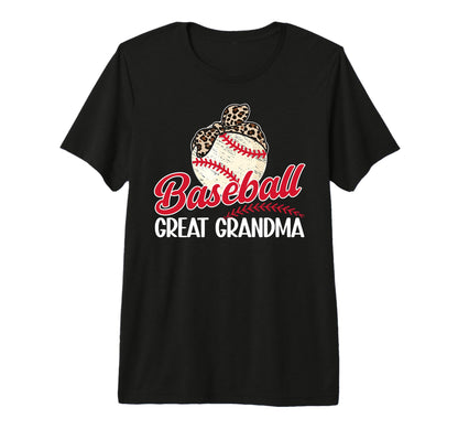 Baseball Great Grandma Baseball T-Shirt - Fun Novelty Design Men Women - T-Shirt, Sweatshirt, Hoodie