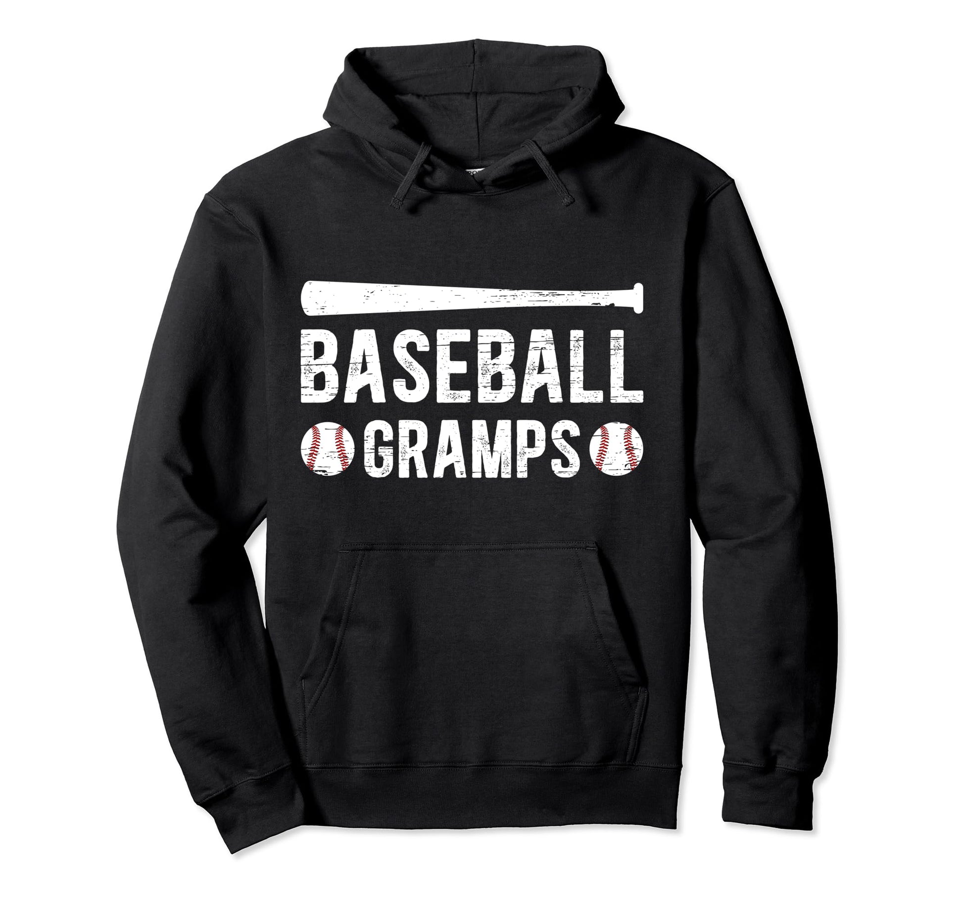 Baseball Gramps Best Grandpa Gramps Baseball Hoodie - Graphic Print Unisex - T-Shirt, Sweatshirt, Hoodie