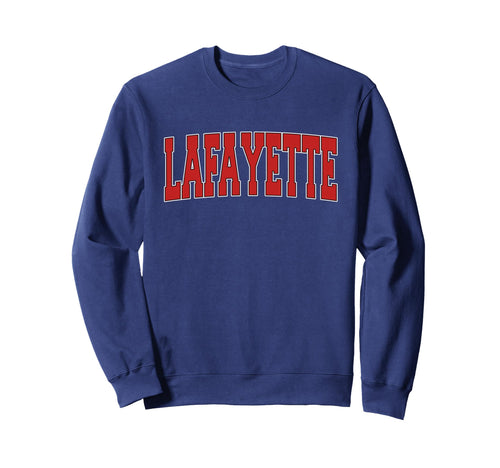 Lafayette La Louisiana Varsity Usa Sweatshirt - Minimalist Print Men Women - T-Shirt, Sweatshirt, Hoodie