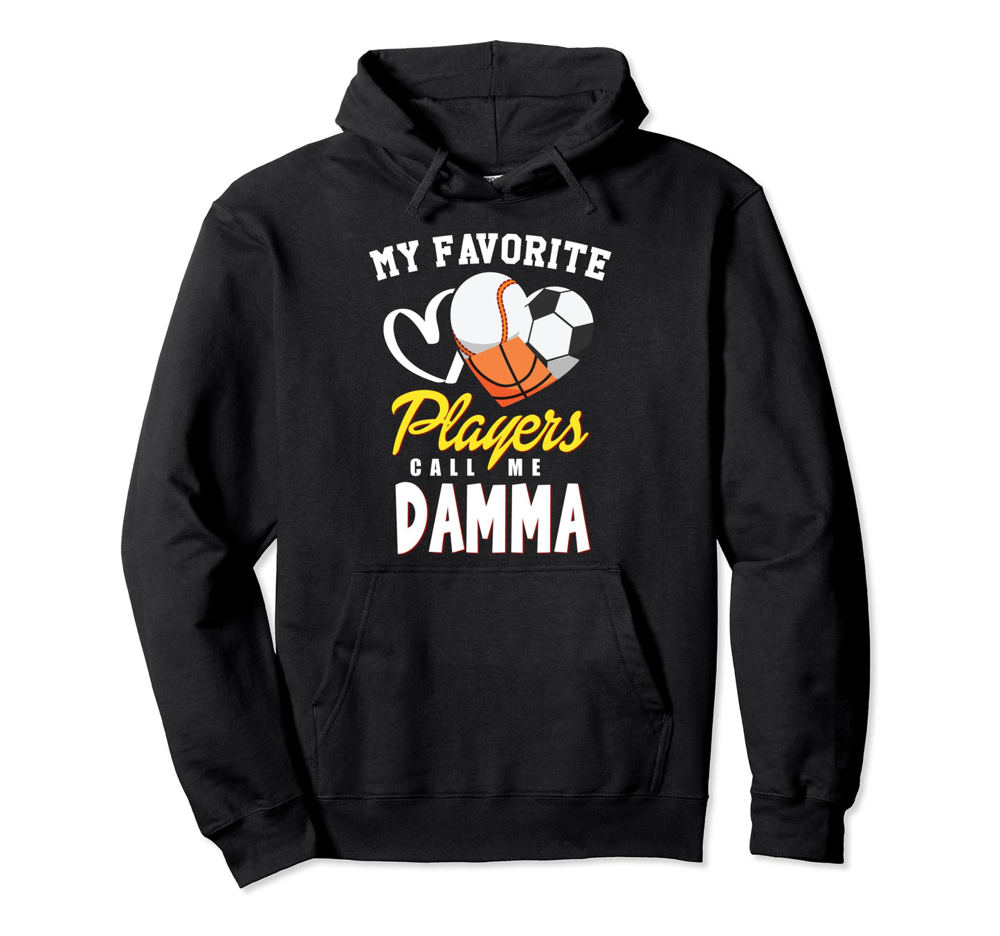 My Favorite Players Baseball Soccer Hoodie - Minimalist Print for Adults - T-Shirt, Sweatshirt, Hoodie