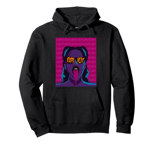 Explicit Content Sad Aesthetic Edgy Hoodie - Minimalist Print for Adults - T-Shirt, Sweatshirt, Hoodie