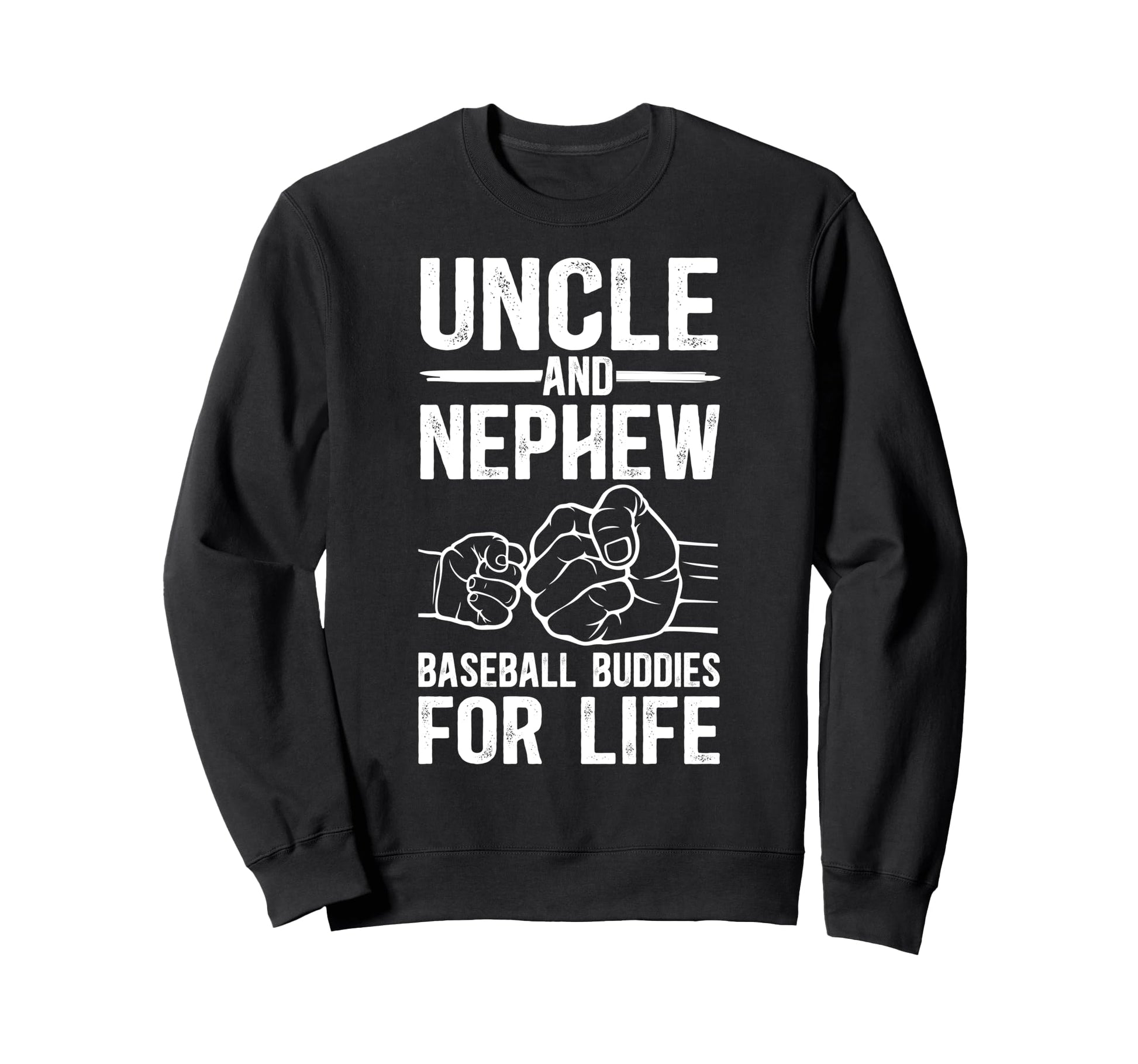 Baseball Uncle And Nephew Baseball Sweatshirt - Custom Art Print Men Women - T-Shirt, Sweatshirt, Hoodie
