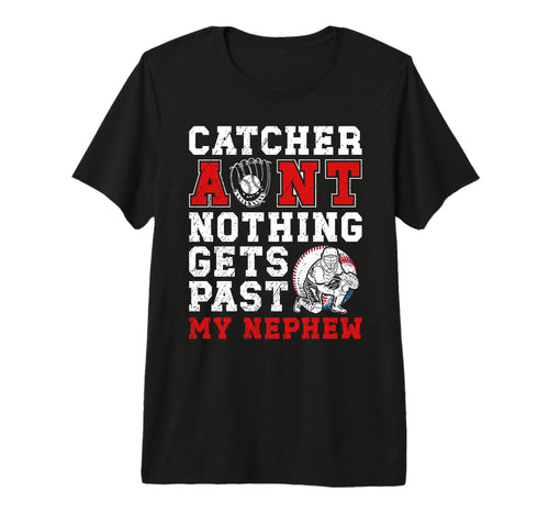 Baseball Catcher Aunt Proud Aunt T-Shirt - Graphic Print for Adults - T-Shirt, Sweatshirt, Hoodie