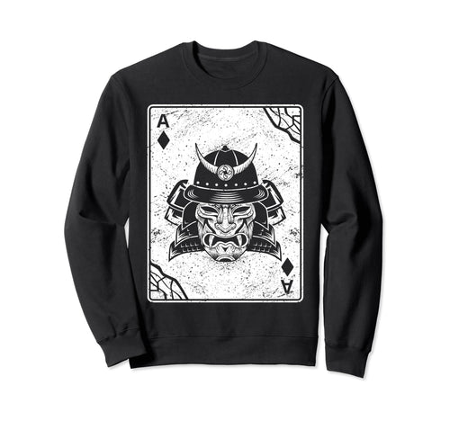 Oni Mask Card Glitch Anime Sweatshirt - Aesthetic Graphic Men Women - T-Shirt, Sweatshirt, Hoodie