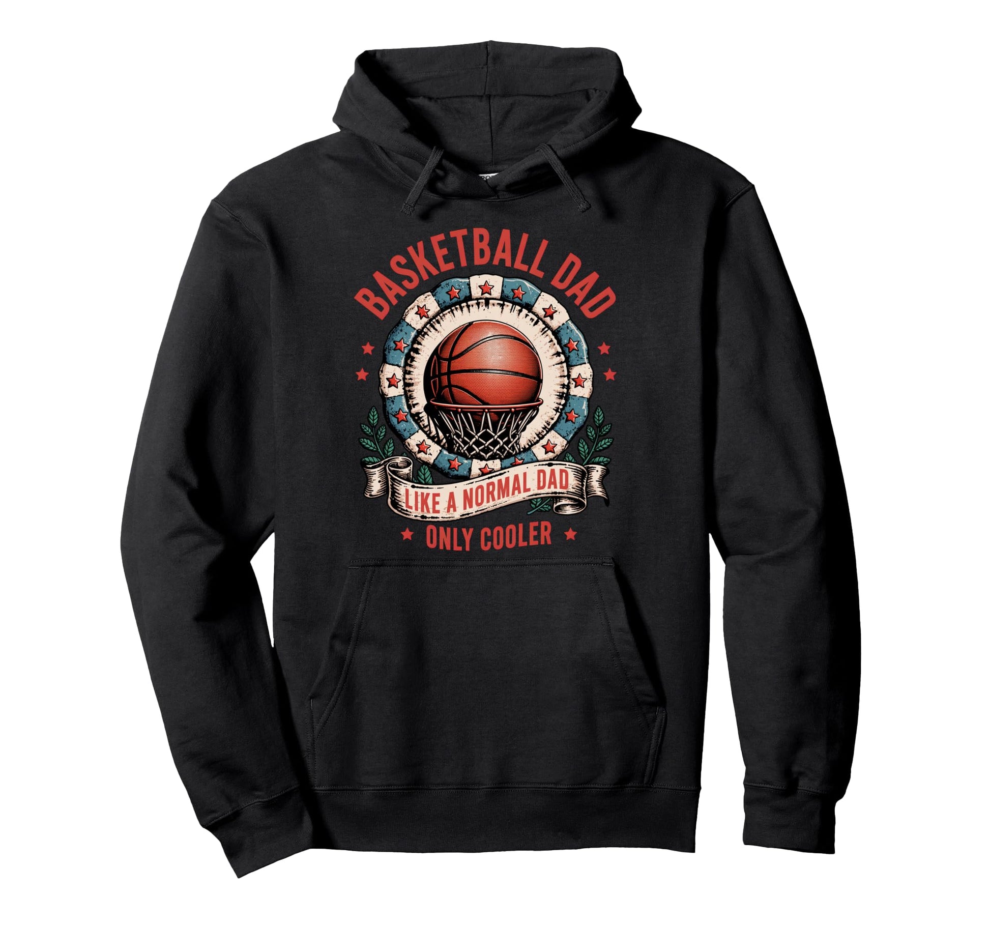 Basketball Dad Like Normal Dad Sweatshirt - Minimalist Print Men Women - T-Shirt, Sweatshirt, Hoodie