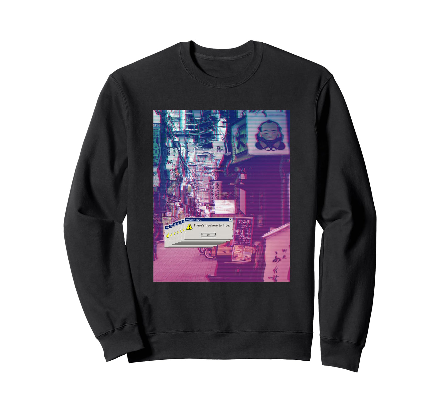 Aesthetic Vaporwave Japan 80S 90S Sweatshirt - Trendy Graphic Men Women - T-Shirt, Sweatshirt, Hoodie