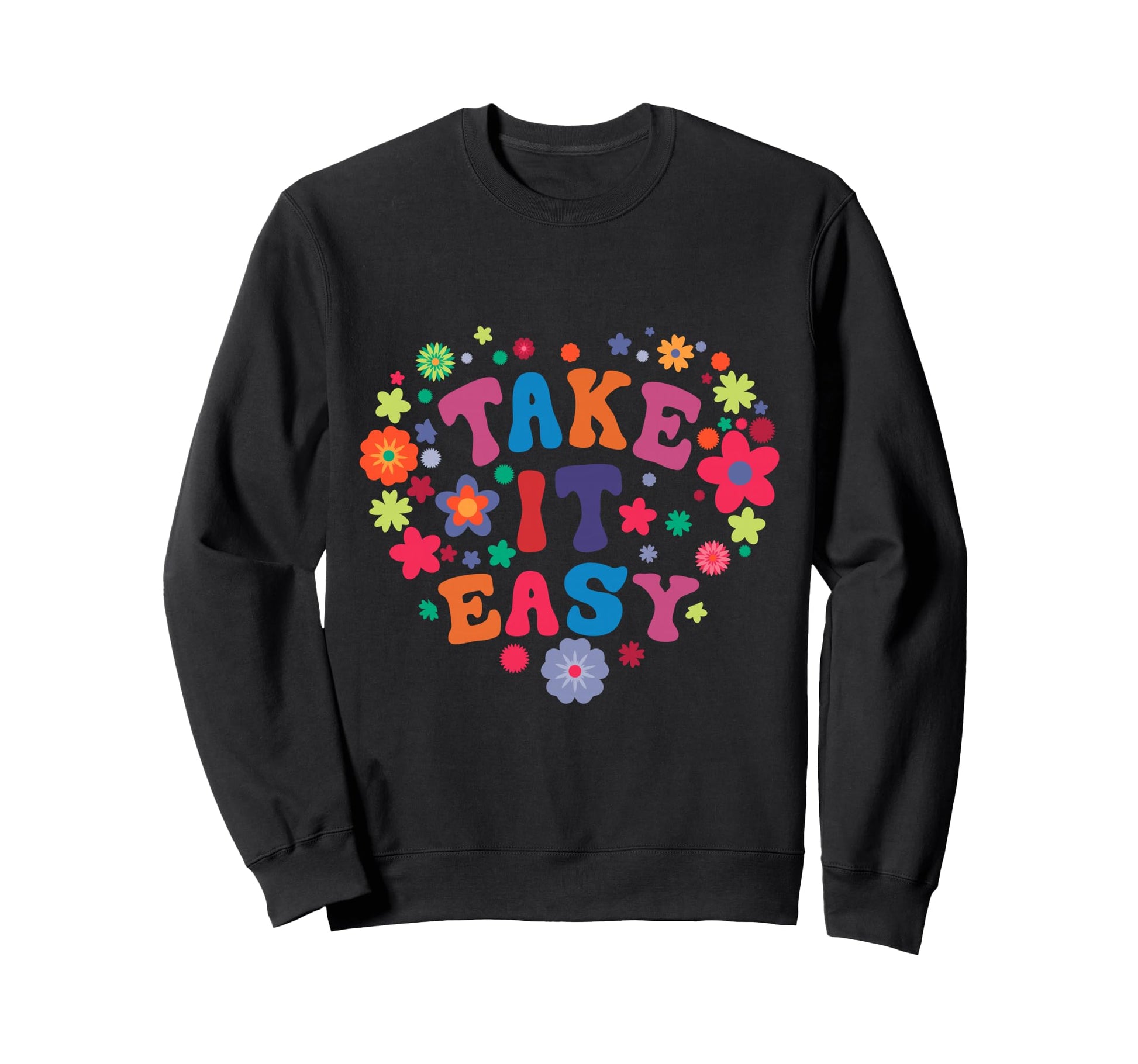 Drift Into Relaxation Take It Easy Sweatshirt - Trendy Graphic for Adults - T-Shirt, Sweatshirt, Hoodie