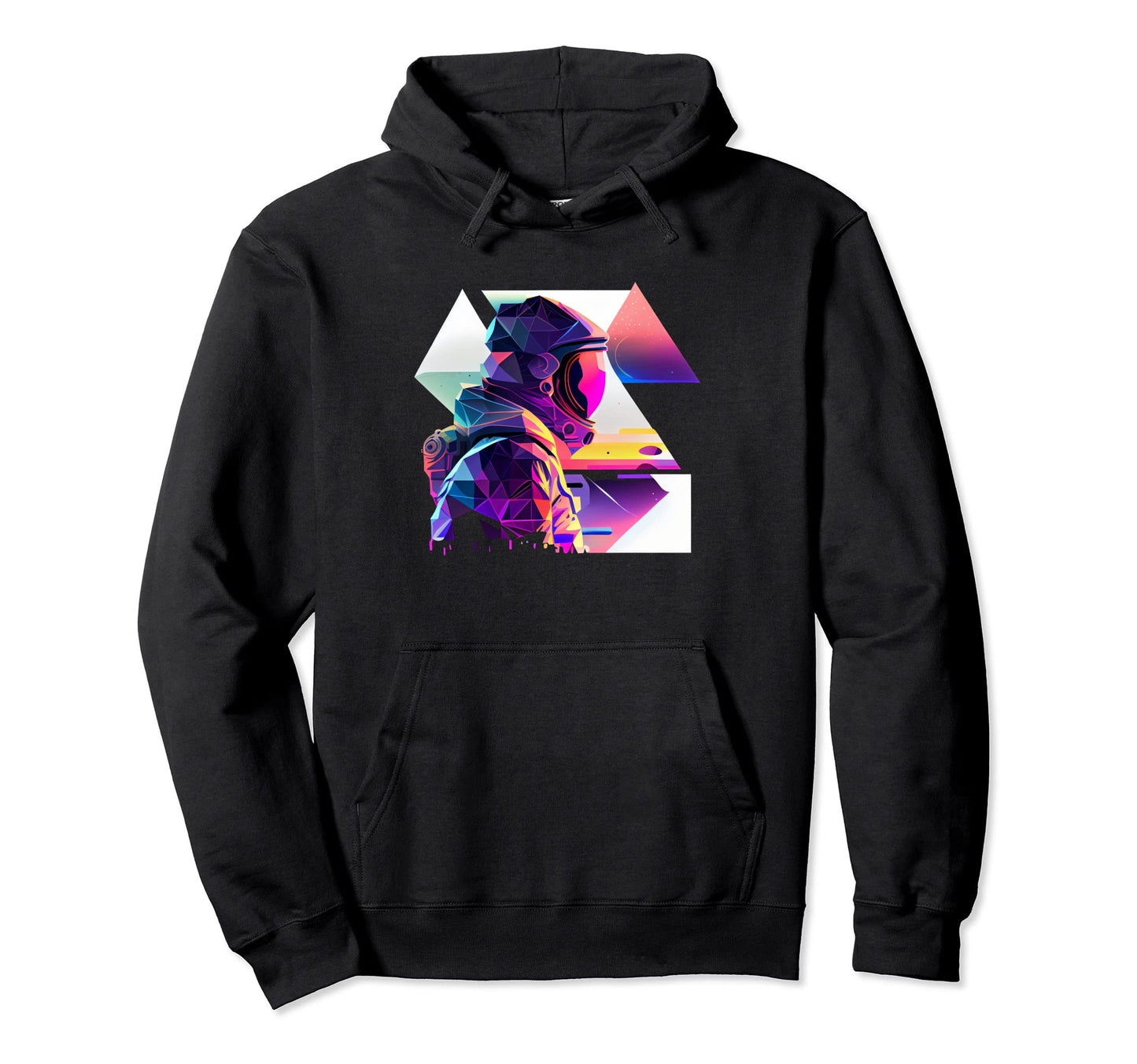 Astronaut Space Aesthetic Art Wave Hoodie - Trendy Graphic Men Women - T-Shirt, Sweatshirt, Hoodie