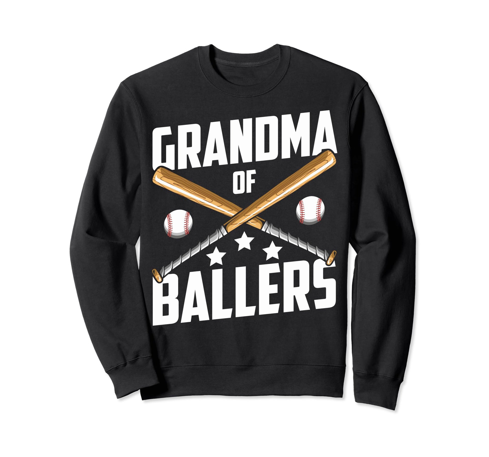 Grandson Softball Grandma Ballers Sweatshirt - Novelty Apparel Unisex - T-Shirt, Sweatshirt, Hoodie
