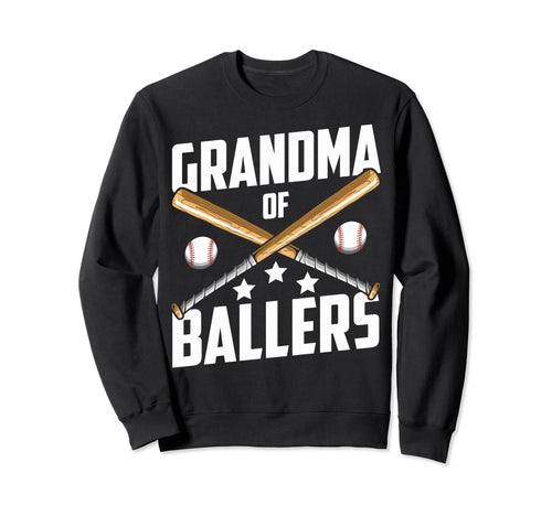 Grandson Softball Grandma Ballers Sweatshirt - Novelty Apparel Unisex - T-Shirt, Sweatshirt, Hoodie