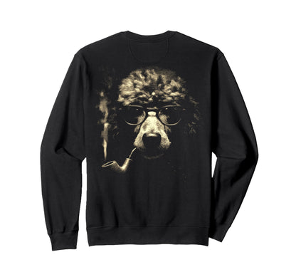 Poodle Glasses Smoking Pipe Grunge Sweatshirt - Streetwear Style Men Women - T-Shirt, Sweatshirt, Hoodie