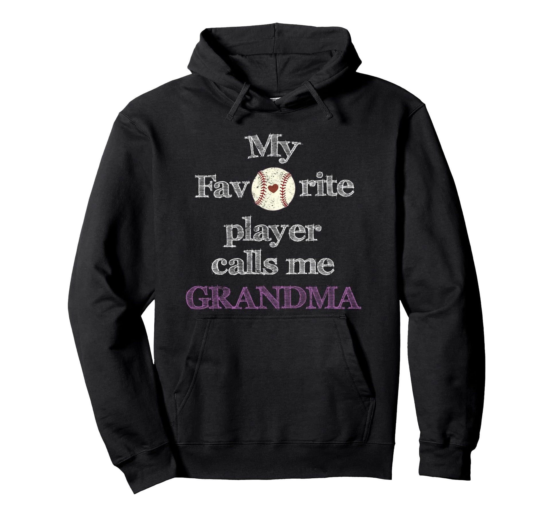 My Favorite Player Calls Me Grandma Hoodie - Trendy Graphic Men Women - T-Shirt, Sweatshirt, Hoodie