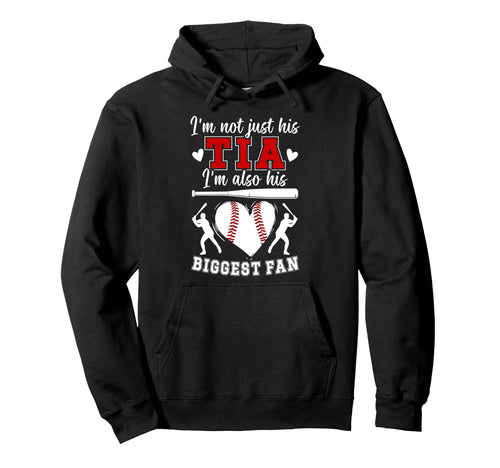 His Biggest Fan Baseball Tia Hoodie - Fun Novelty Design Men Women - T-Shirt, Sweatshirt, Hoodie