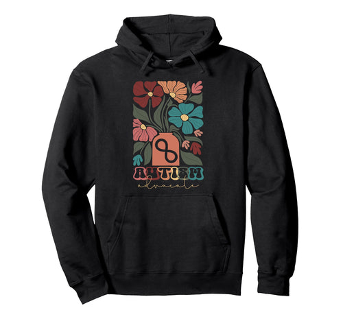 Autism Advocate Neurodiversity Boho Hoodie - Novelty Apparel for Adults - T-Shirt, Sweatshirt, Hoodie