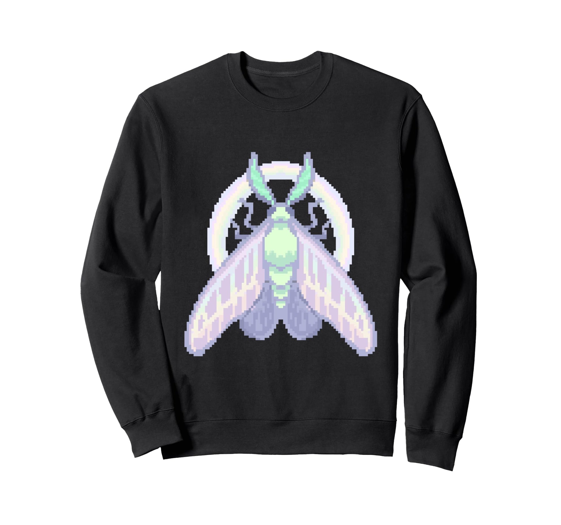 Pretty Pastel Rainbow Pixel Art Sweatshirt - Custom Art Print Men Women - T-Shirt, Sweatshirt, Hoodie