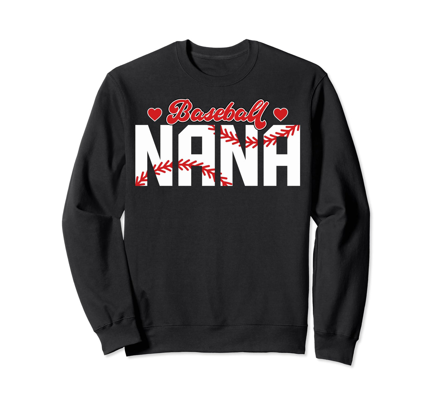 Grandma Grandson Baseball Nana Baseball Sweatshirt - Unique Graphic Unisex - T-Shirt, Sweatshirt, Hoodie