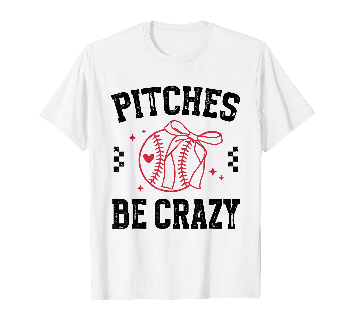 Coquette American Baseball Pitches Be T-Shirt - Trendy Graphic for Adults - T-Shirt, Sweatshirt, Hoodie