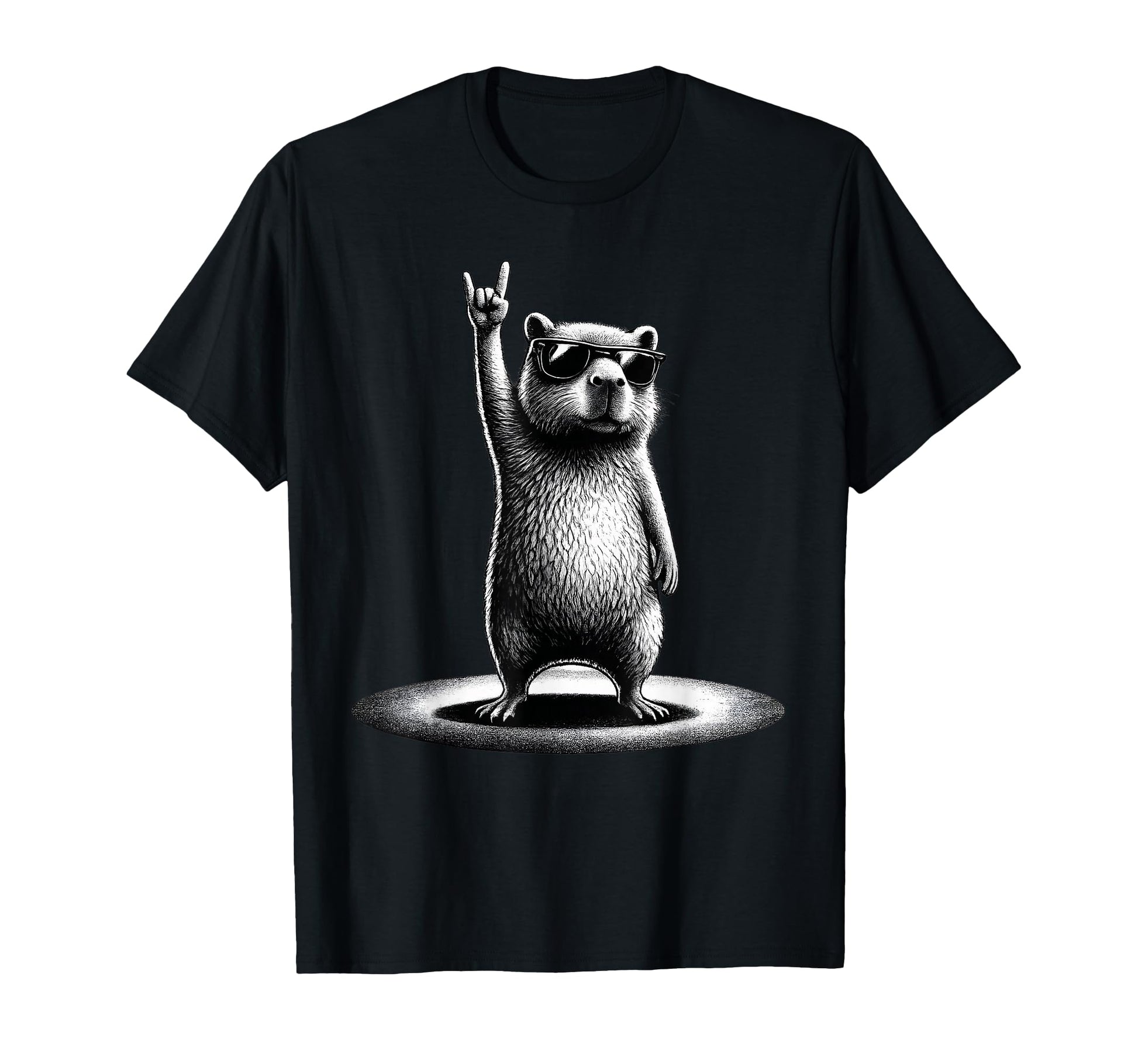 Capybara Rock Music Gifts Children T-Shirt - Casual Everyday Wear Men Women - T-Shirt, Sweatshirt, Hoodie
