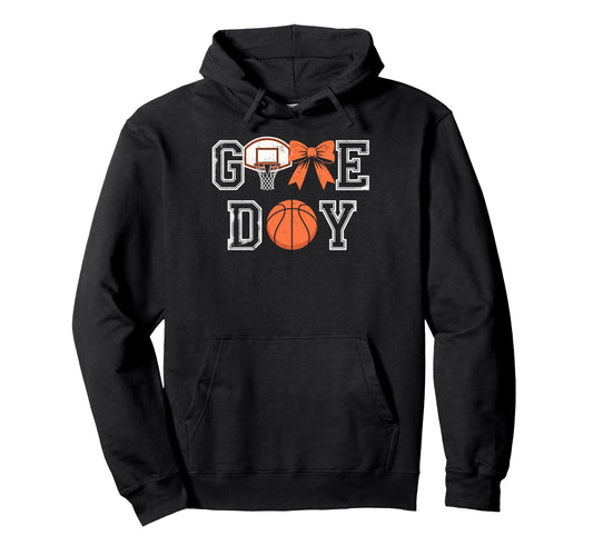 Game Day Vibes Basketball Player Fan Mom Hoodie - Aesthetic Graphic Unisex - T-Shirt, Sweatshirt, Hoodie