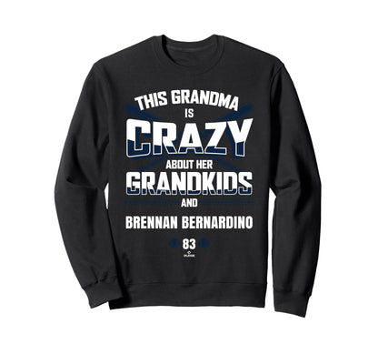 Grandma Crazy Brennan Bernardino Sweatshirt - Unique Graphic Men Women - T-Shirt, Sweatshirt, Hoodie