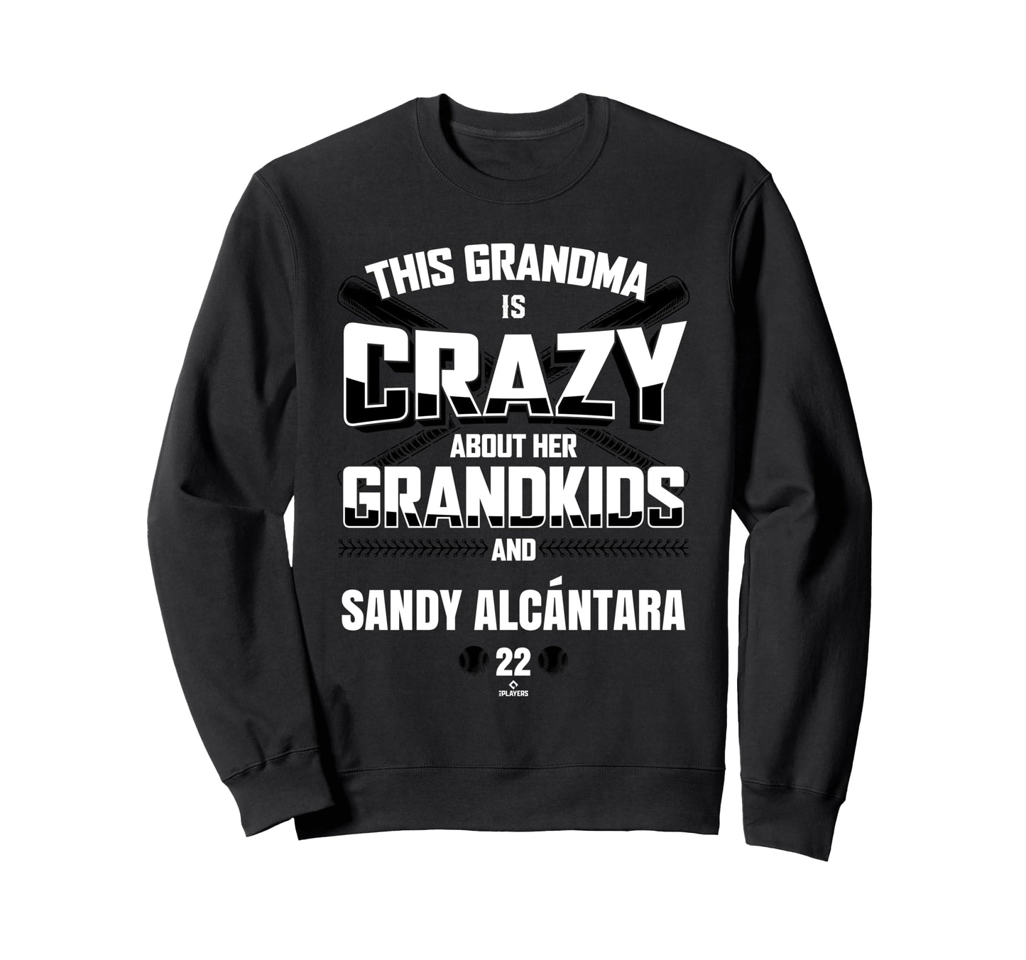 Grandma Crazy Sandy Alc Ntara Sweatshirt - Minimalist Print Men Women - T-Shirt, Sweatshirt, Hoodie