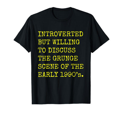Introverted But Willing To Discuss T-Shirt - Graphic Print for Adults - T-Shirt, Sweatshirt, Hoodie