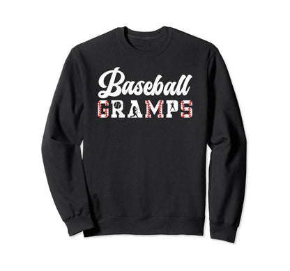 Baseball Gramps Grandpa Gramps Sweatshirt - Minimalist Print for Adults - T-Shirt, Sweatshirt, Hoodie