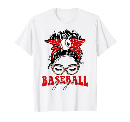 Mothers Day Distressed Leopard Baseball T-Shirt - Graphic Print Unisex - T-Shirt, Sweatshirt, Hoodie