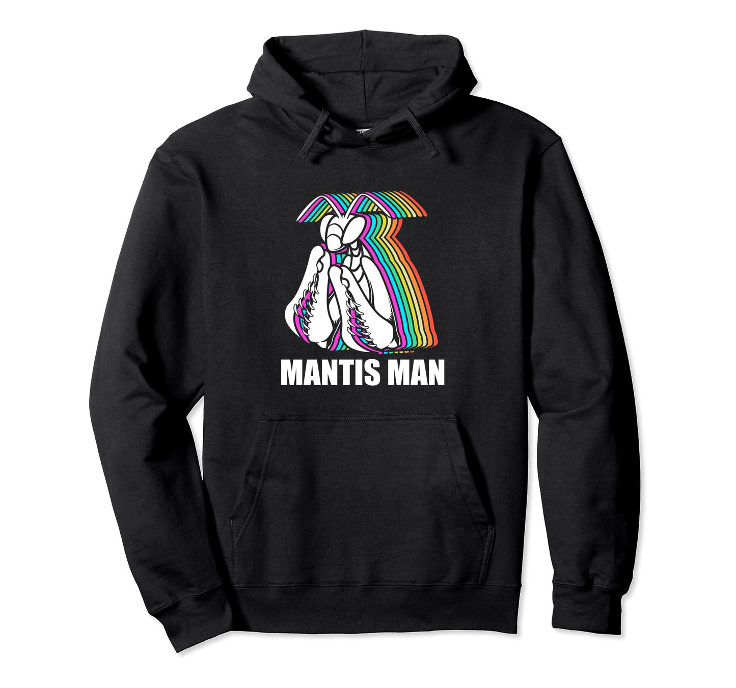 Rainbow Entomology Mantis Praying Hoodie - Casual Everyday Wear Unisex - T-Shirt, Sweatshirt, Hoodie