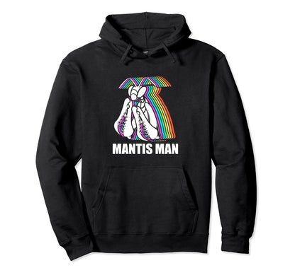 Rainbow Entomology Mantis Praying Hoodie - Casual Everyday Wear Unisex - T-Shirt, Sweatshirt, Hoodie