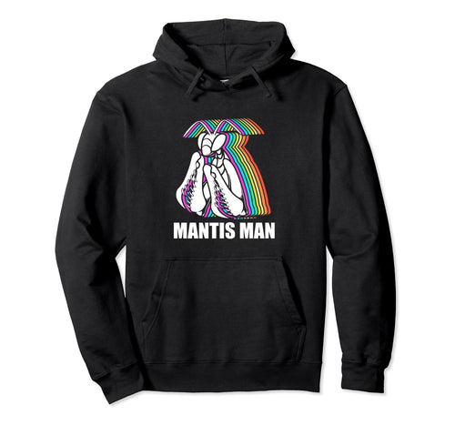 Rainbow Entomology Mantis Praying Hoodie - Casual Everyday Wear Unisex - T-Shirt, Sweatshirt, Hoodie