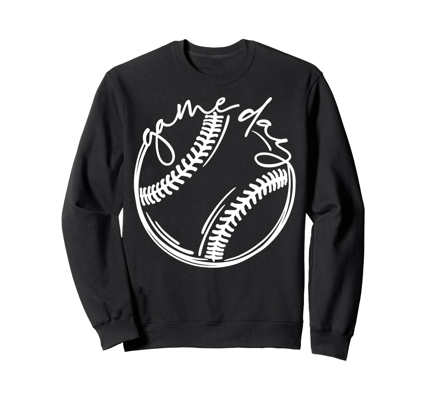 Game Day Baseball Baseball Life Sweatshirt - Aesthetic Graphic for Adults - T-Shirt, Sweatshirt, Hoodie