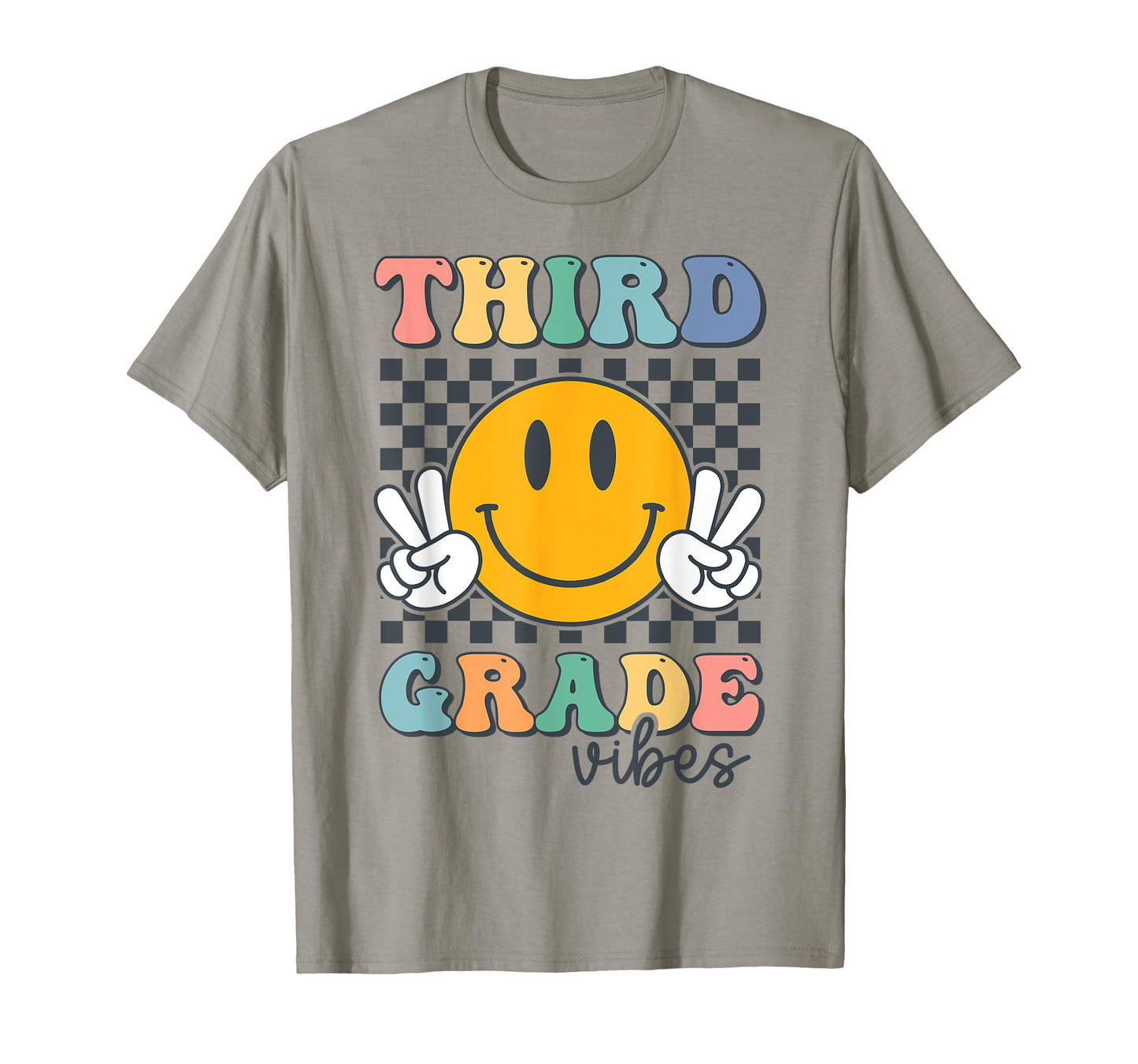 Third Grade Vibes Smile Back To T-Shirt - Casual Everyday Wear Men Women - T-Shirt, Sweatshirt, Hoodie