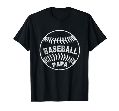Mens Baseball Papa Baseball Players T-Shirt - Streetwear Style for Adults - T-Shirt, Sweatshirt, Hoodie