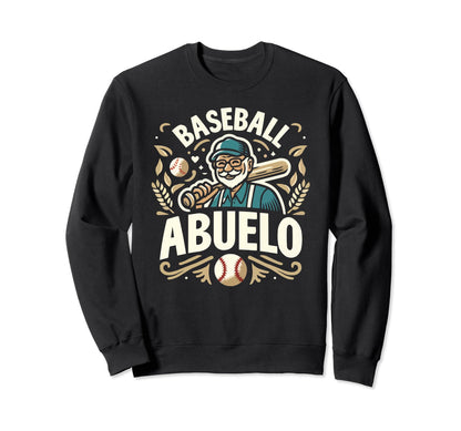 Baseball Grandpa Grandfather Sweatshirt - Casual Everyday Wear Men Women - T-Shirt, Sweatshirt, Hoodie