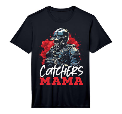 Mens Baseball Catcher Mama Best Mom T-Shirt - Graphic Print for Adults - T-Shirt, Sweatshirt, Hoodie
