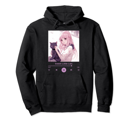 Anime Art Music Pastel Aesthetic Lover Hoodie - Custom Art Print Men Women - T-Shirt, Sweatshirt, Hoodie