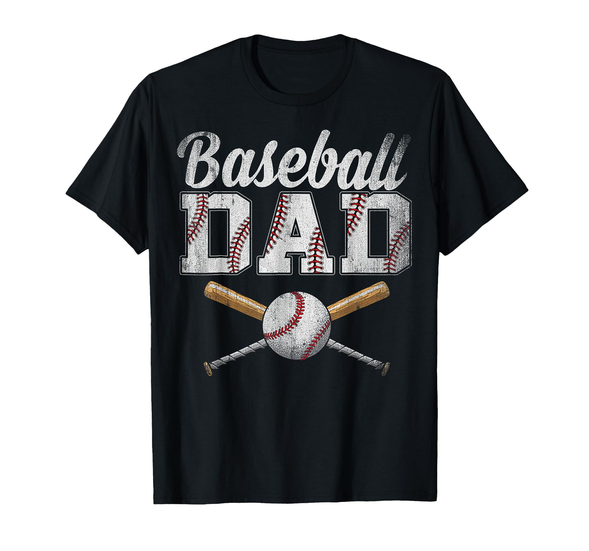 Baseball Dad Dad Fathers Day Baseball Lovers T-Shirt - Graphic Print Unisex - T-Shirt, Sweatshirt, Hoodie